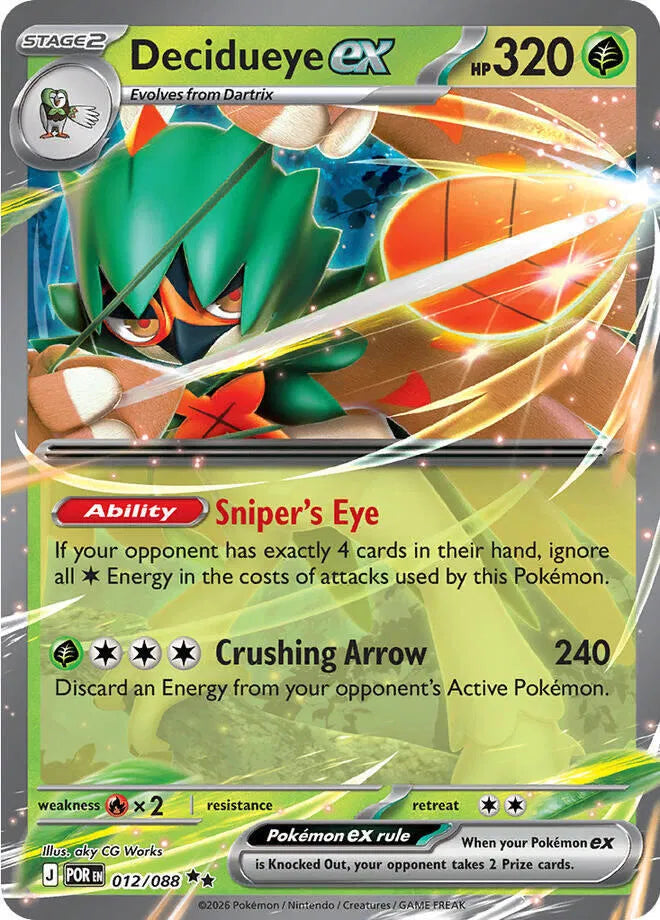 Decidueye ex – 012/088 | Perfect Order
